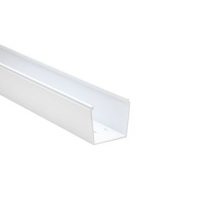 Wiring duct, 76.2x77.9mm, L=1.83m, white, 18.3m