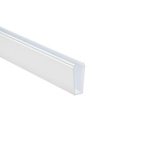 Wiring duct, 38.1x77.90mm, L=1.83m, white, 18.3m
