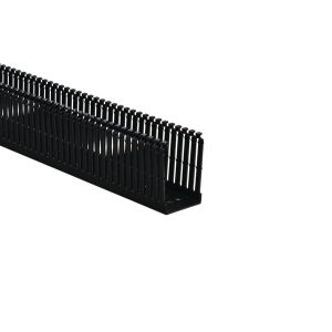 Wiring duct, 50.8x77.9mm, L=1.83m, black, 18.3m