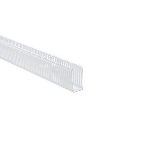 Wiring duct, 38.1x77.9mm, L=1.83m, white, 18.3m