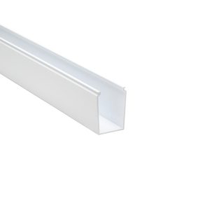 Wiring duct, 50.8x77.9mm, L=1.83m, white, 9.14m