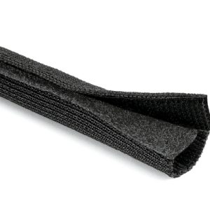 Woven sleeving, releasable, nom?15mm, ?10-20mm, -50 ?C to +150 ?C, black, 150mm