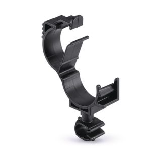 Cable clip with pipe/tube holder, Dmin=6.0mm, Dmax=8.0mm, nom⌀=7.0 mm, nom⌀2=15.0 mm - 19.0 mm