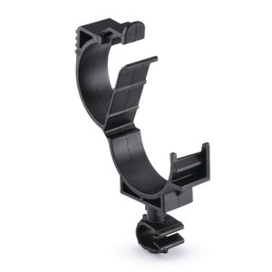 Cable clip with pipe/tube holder, Dmin=6.0mm, Dmax=8.0mm, nom⌀=7.0 mm, nom⌀2=20.0 mm - 25.0 mm