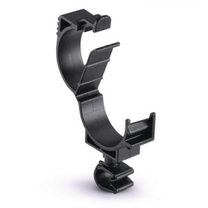 Cable clip with pipe/tube holder, Dmin=20.0mm, Dmax=25.0mm, nom⌀=8.0 mm, nom⌀2=20.0 mm - 25.0 mm