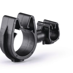 Cable clip with pipe/tube holder, Dmin=6.0mm, Dmax=8.0mm, nom?=7.0 mm, nom?2=14.0 mm
