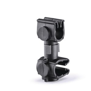 Cable clip with pipe/tube holder, Dmin=6.0mm, Dmax=8.0mm, nom⌀=7.0 mm, nom⌀2=5.0 mm