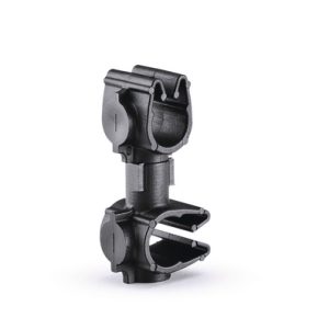 Cable clip with pipe/tube holder, Dmin=6.0mm, Dmax=8.0mm, nom⌀=7.0 mm, nom⌀2=6.0 mm
