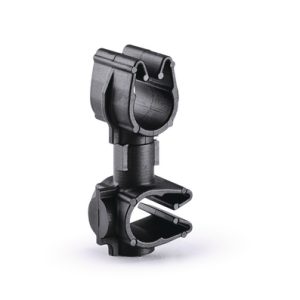 Cable clip with pipe/tube holder, Dmin=6.0mm, Dmax=8.0mm, nom⌀=7.0 mm, nom⌀2=7.0 mm