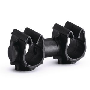 Cable clip with pipe/tube holder, Dmin=6.0mm, Dmax=8.0mm, nom?=7.0 mm, nom?2=7.0 mm