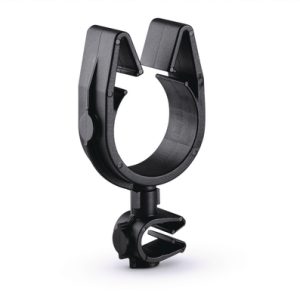 Cable clip with pipe/tube holder, Dmin=7.0mm, Dmax=9.0mm, nom⌀=8.0 mm, nom⌀2=26.0 mm