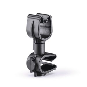 Cable clip with pipe/tube holder, Dmin=8.0mm, Dmax=10.0mm, nom⌀=9.0 mm, nom⌀2=9.0 mm