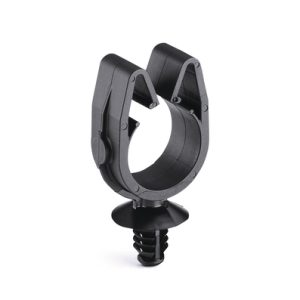 Cable clip for hole (round), T=0.6 - 5.5mm, ⌀6.1 - 6.9 mm/6.35 mm (hexagonal), Dmin=17.0mm, Dmax=21.8mm, nom⌀=19.0 mm