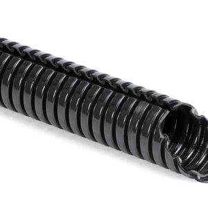 Corrugated tubing, weight saving, nom?16mm, OD=16.1mm, ID=12.8mm, black, 50m