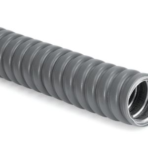 Metallic conduit, with PVC coating, nom?40mm, OD=44.2mm, ID=37.6mm, grey, 75m