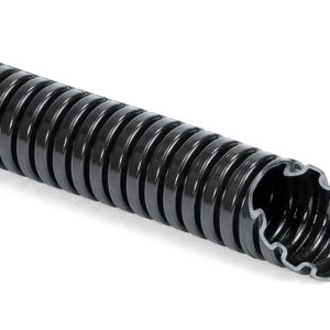 Corrugated tubing, nom?13mm, OD=13.0mm, ID=9.8mm, black, 50m