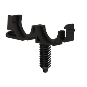 Corrugated tube clip, black, 3500pcs.