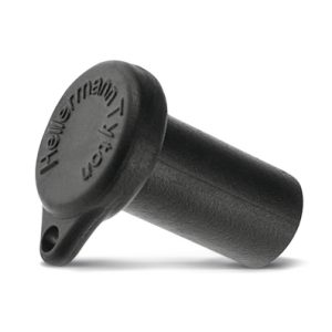 Cable grommet, black, 100pcs.