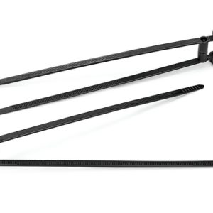 Fixing tie for cable bundles, outside serrated, ?2.0-35.0mm, black, 500pcs.