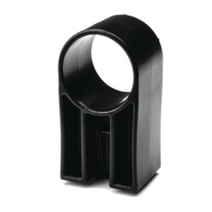 Corrugated tube clip, black, 250pcs.