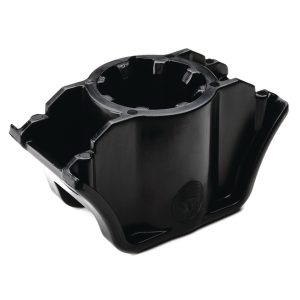 Cable tie mount for stud, Wmax=13.2mm, ?19.05 mm, black, 900pcs.