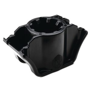 Cable tie mount for stud, Wmax=13.2mm, ?9.5 mm, black, 900pcs.