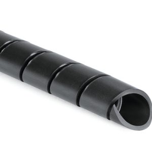Spiral wrap, nom?6mm, ?7.5-40mm, -60 ?C to +80 ?C, intermittent +120 ?C, grey, 5m