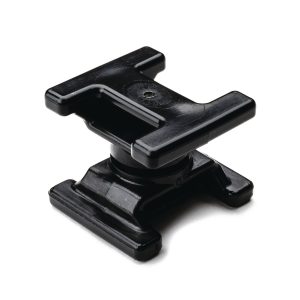 Cable tie mount for cable bundles, Wmax=12.7mm, black, 2200pcs.