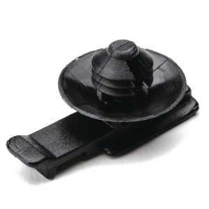 Connector clip for hole (round), EWCAP-005-11, black, 500pcs.
