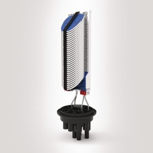 FML IR C length closure  with 30 SE-IR MKII Trays fitted with 2 x 3A splice bridges