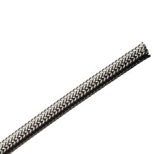 Braided sleeving, ?22mm, black, 300m