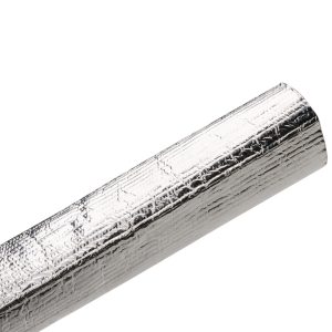 Braided sleeving, nom⌀25.4mm, ⌀2.54-23.8mm, silver, 30.48m