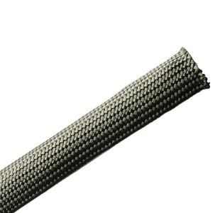 Braided sleeving, nom⌀12.7mm, ⌀7.9-16.0mm, green, 30.48m