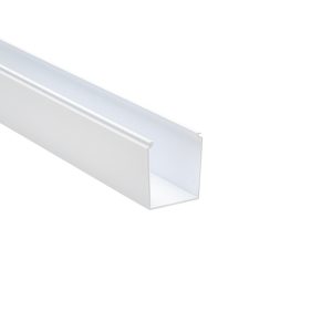 Wiring duct, 63.5x77.9mm, L=1.83m, white, 9.14m