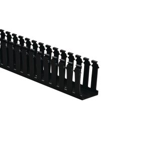 Wiring duct, 50.8x77.9mm, L=1.83m, black, 18.3m