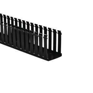 Wiring duct, 76.2x103.4mm, L=1.83m, black, 18.3m