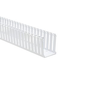 Wiring duct, 76.2x103.4mm, L=1.83m, white, 18.3m