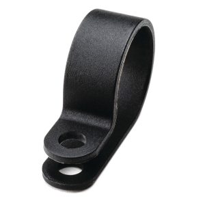 P-clamp closed, Dmax=19.0mm, ⌀4.2 mm, black, 1000pcs.