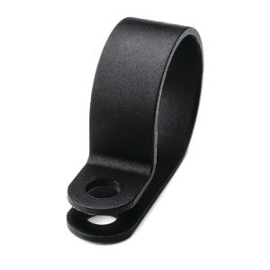 P-clamp closed, Dmax=24.0mm, ⌀5.2 mm, black, 1000pcs.