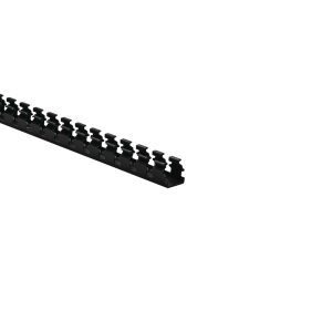 Wiring duct, 25.4x26.9mm, L=1.83m, black, 36.58m