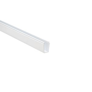 Wiring duct, 25.4x52.6mm, L=1.83m, white, 36.58m