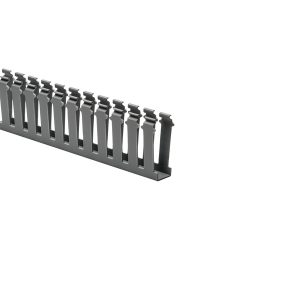 Wiring duct, 25.4x77.9mm, L=1.83m, grey, 36.58m