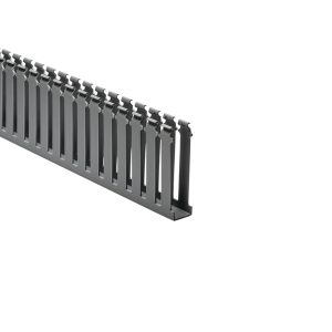 Wiring duct, 25.4x103.4mm, L=1.83m, grey, 18.3m