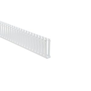 Wiring duct, 25.4x103.4mm, L=1.83m, white, 18.3m