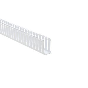 Wiring duct, 38.1x77.90mm, L=1.83m, white, 18.3m