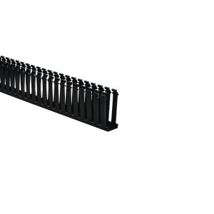 Wiring duct, 38.1x103.4mm, L=1.83m, black, 18.3m