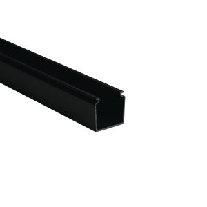 Wiring duct, 38.1x39.9mm, L=1.83m, black, 36.58m
