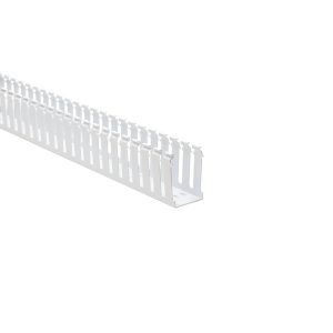 Wiring duct, 50.8x77.9mm, L=1.83m, white, 18.3m
