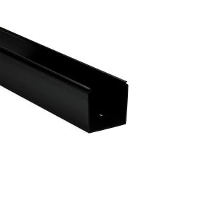 Wiring duct, 76.2x77.9mm, L=1.83m, black, 18.3m