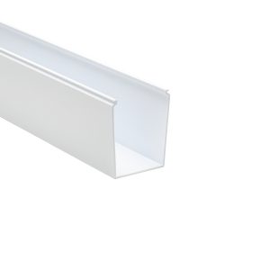Wiring duct, 76.2x103.4mm, L=1.83m, white, 18.3m